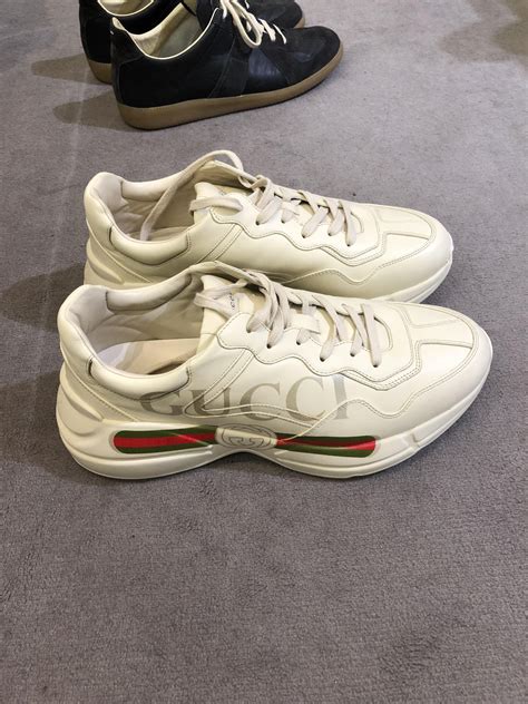 gucci supreme sneakers replica|gucci rhyton sneakers men's.